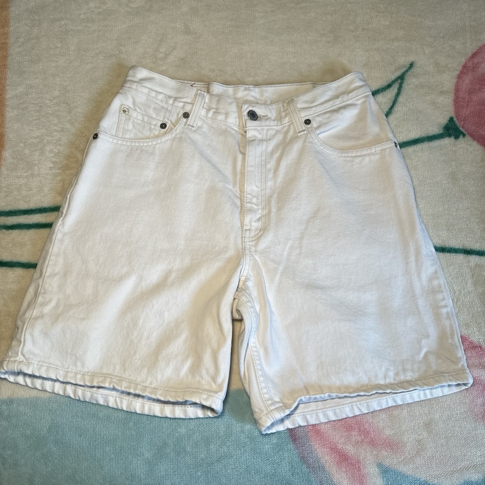 High waisted levis shorts bermuda style jorts